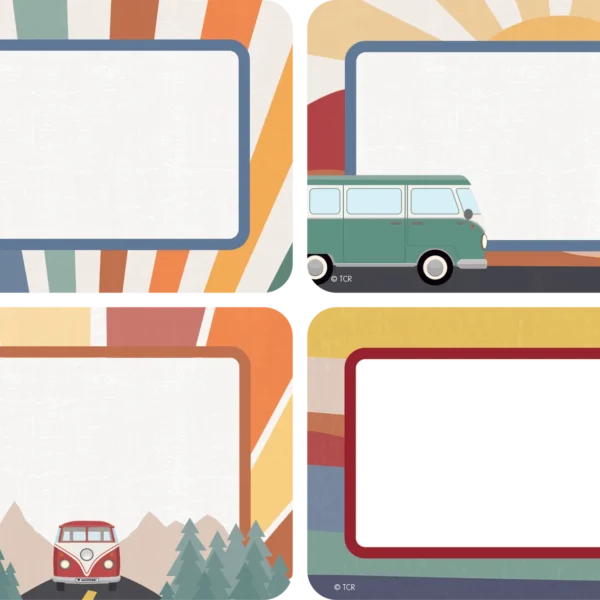 Moving Mountains Road Trip Name Tags/Labels - Multi-Pack