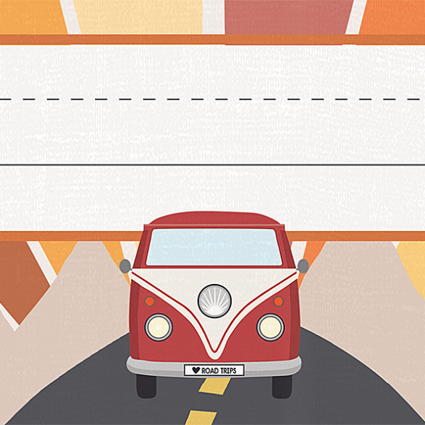 Moving Mountains Road Trip Flat Name Plates