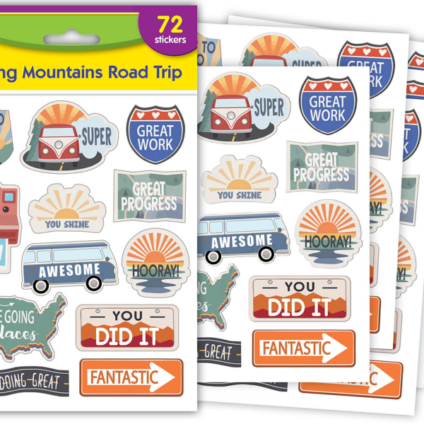 Moving Mountains Road Trip Stickers