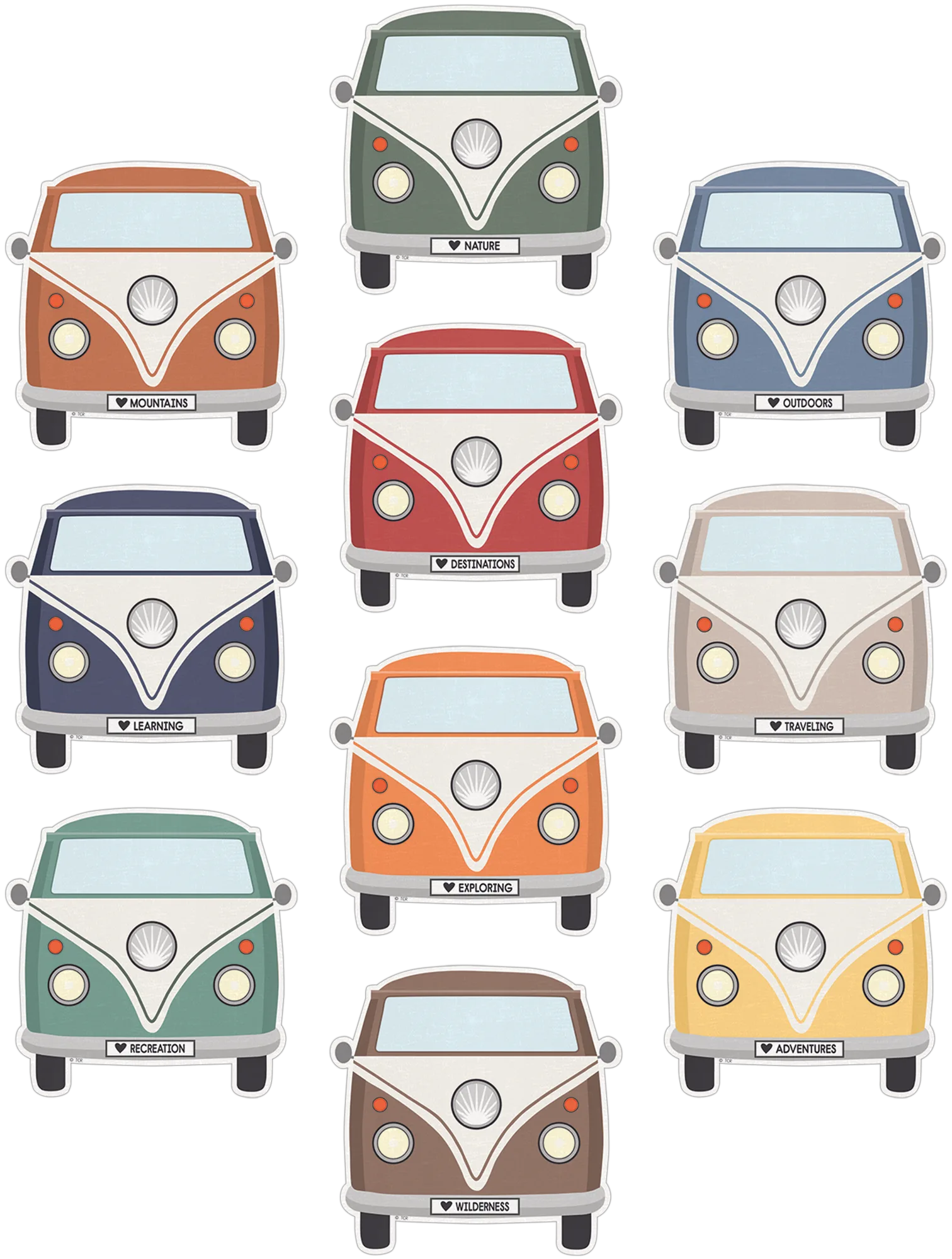 Moving Mountains Road Trip Camper Vans Accents