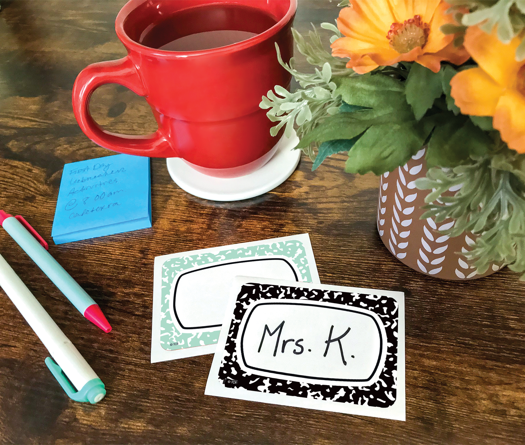 Cool for School Composition Name Tags/Labels - Multi-Pack - Image 2