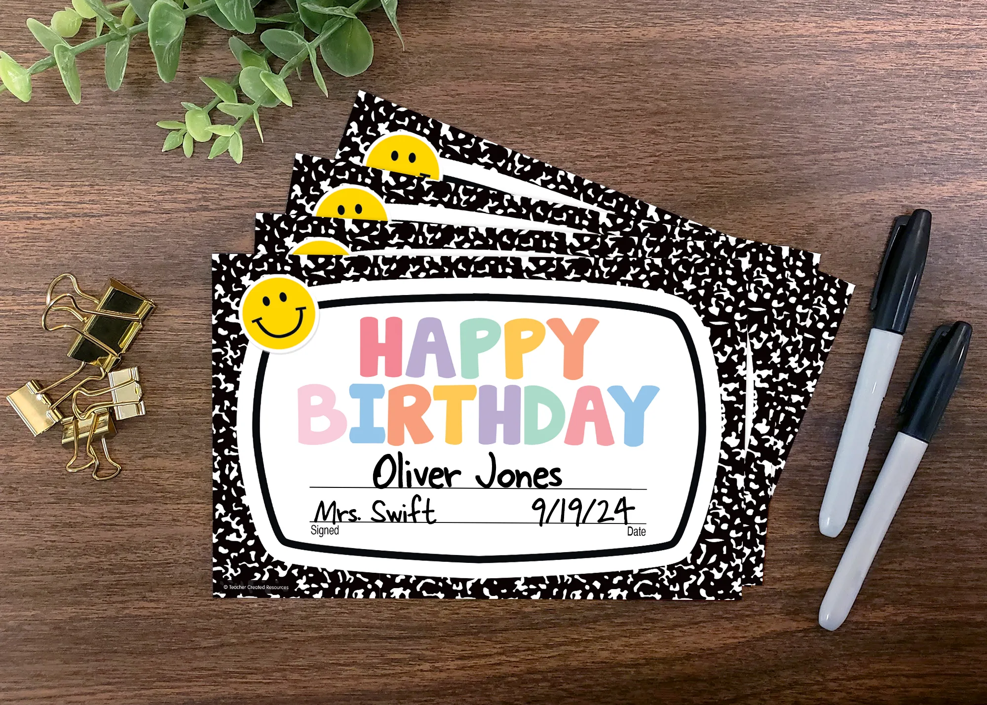 Cool for School Happy Birthday Awards - Image 2