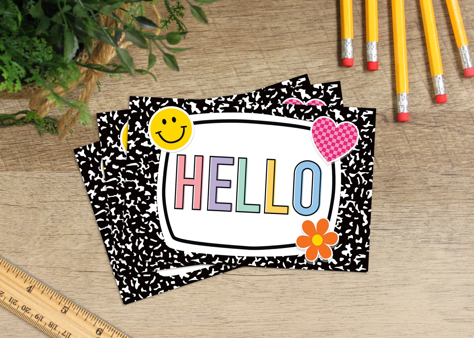 Cool for School Hello Postcards - Image 2