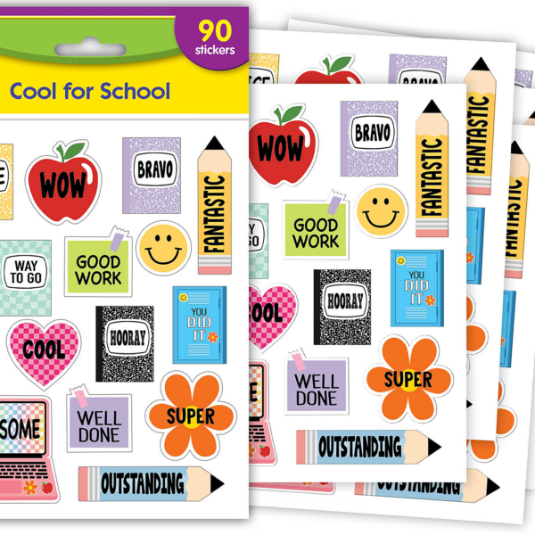Cool for School Stickers