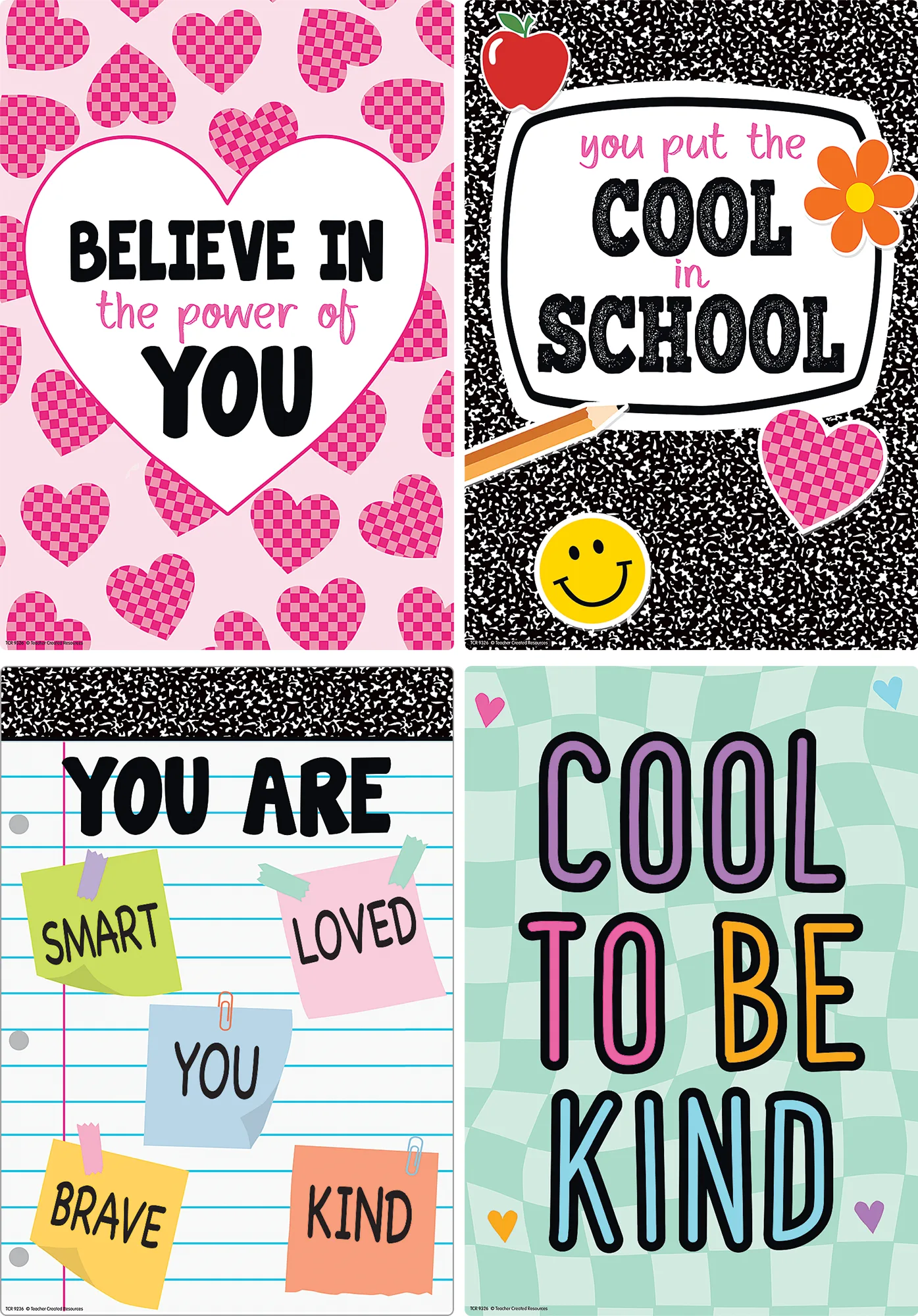 Cool for School Positive Sayings Small Poster Pack - Image 2