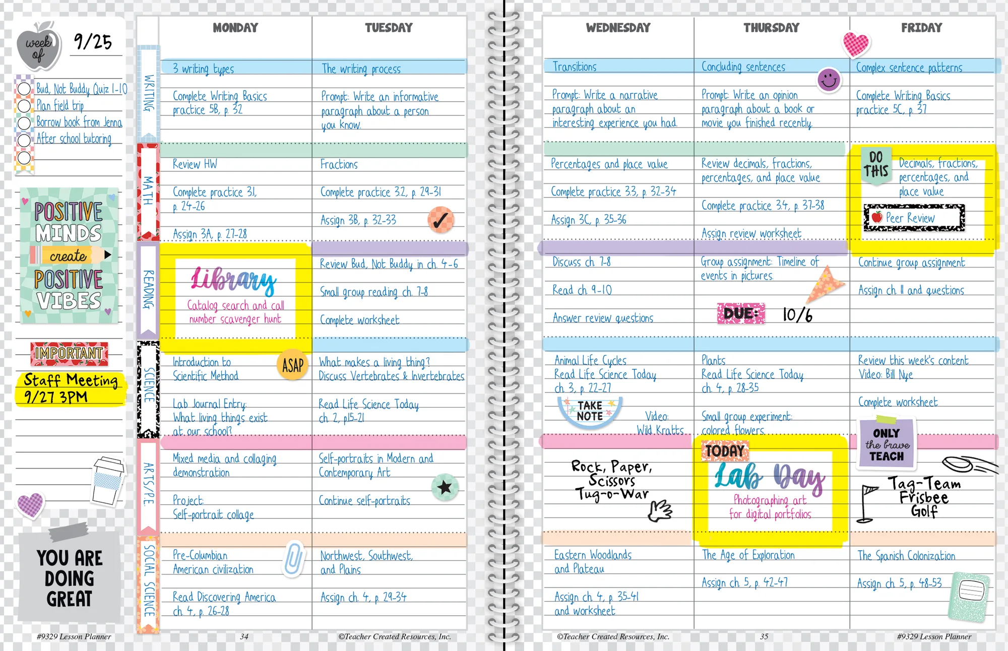 Cool for School Teacher Plan Book - Image 2