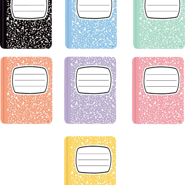 Cool for School Composition Books Accents