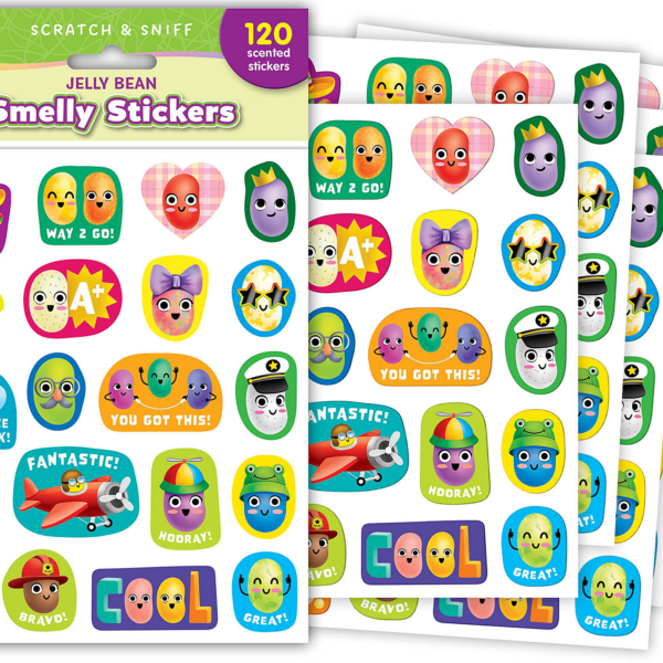 Jelly Bean Smelly Stickers