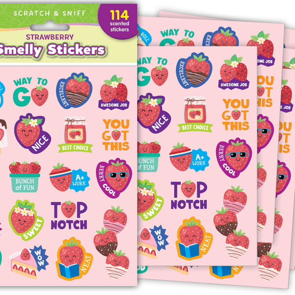 Strawberry Smelly Stickers