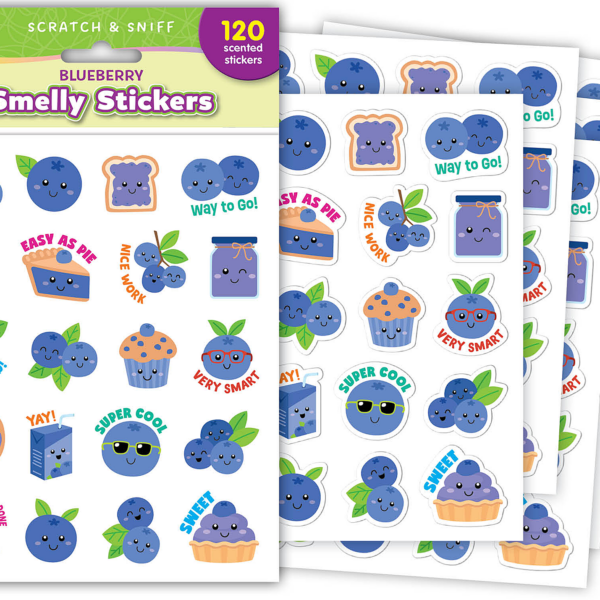 Blueberry Smelly Stickers