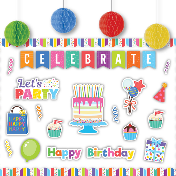 Colorful Happy Birthday Create & Decorate Quick Kit