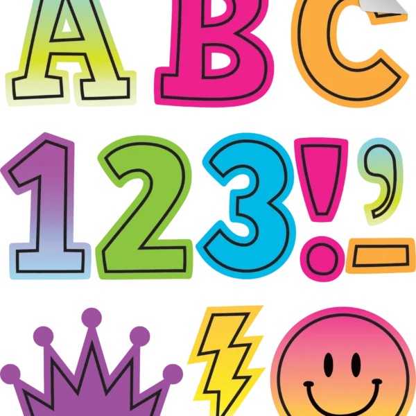 Brights 4Ever 2" Bold Block Self-Adhesive Letters Uppercase