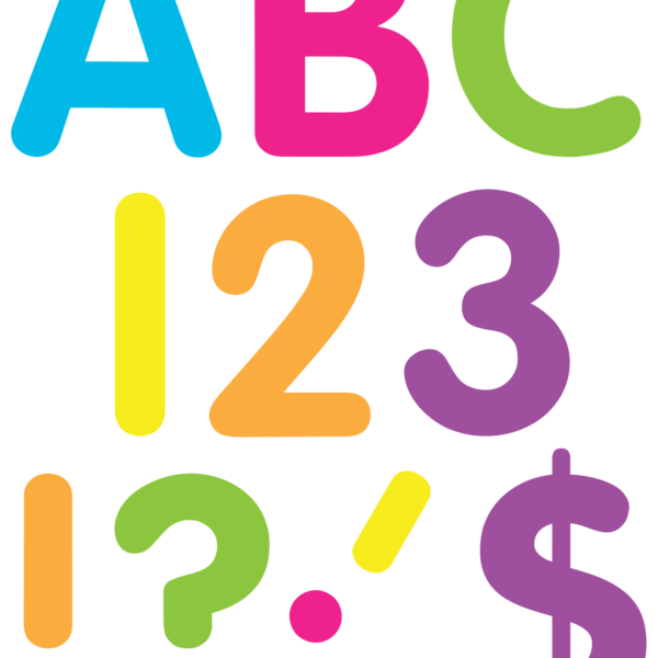 Brights 4" Classic Self-Adhesive Letters Uppercase