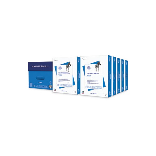 Hammermill Tidal Print Paper, 92 Bright, White,10 Reams/Carton