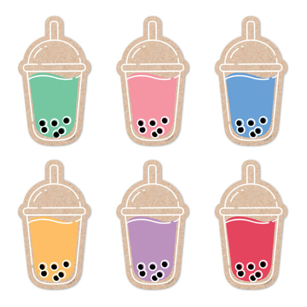 KRAFTY POP! BOBA CUPS 6" DESIGNER CUT OUTS