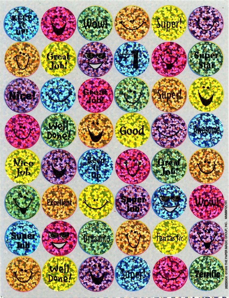 SPARKLE SMILES SPARKLE STICKERS