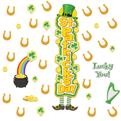 ST. PATRICK'S DAY ALL-IN-ONE DOOR DÉCOR KIT