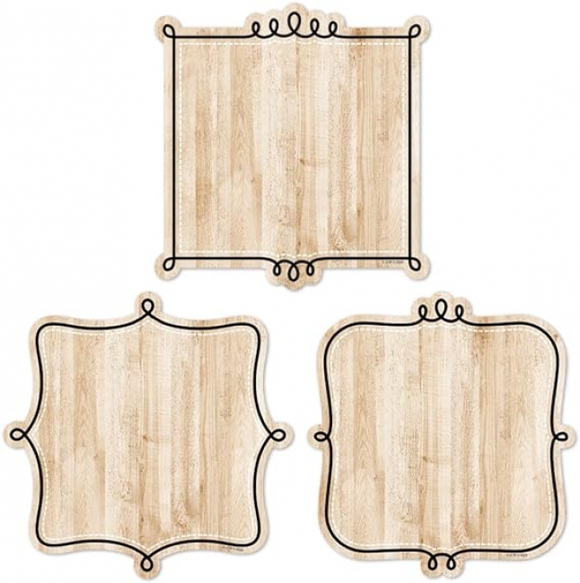 CORE DÉCOR LOOP-DE-LOOP ON WOOD 6" DESIGNER CUT-OUTS