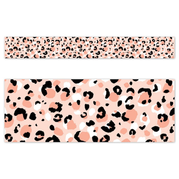 JUNGLE FRIENDS BLUSH LEOPARD EZ BORDER