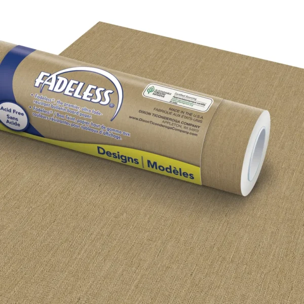 NATURAL BURLAP BULLETIN BOARD PAPER