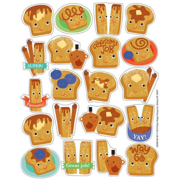 CINNAMON SCENTED STICKERS, PACK OF 80