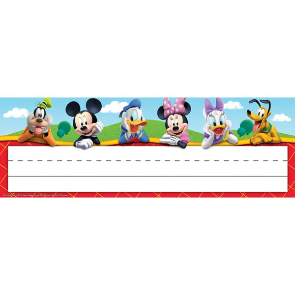 MICKEY MOUSE CLUBHOUSE NAMEPLATES