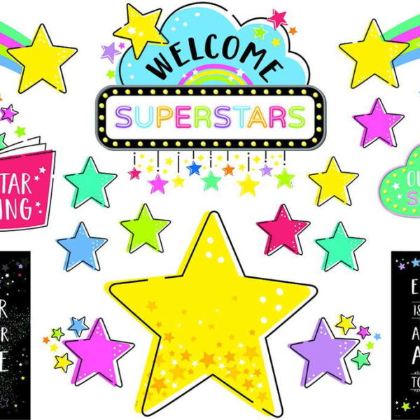 SHINE BRIIGHT BULLETIN BOARD SET