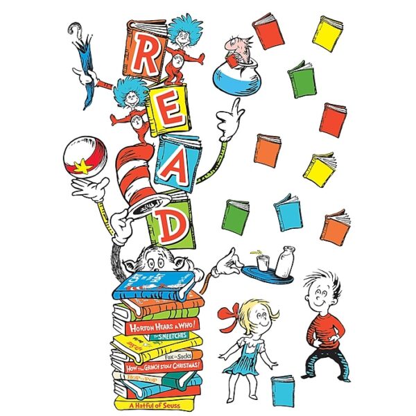 DR. SEUSS READING ALL-IN-ONE DOOR DÉCOR KIT
