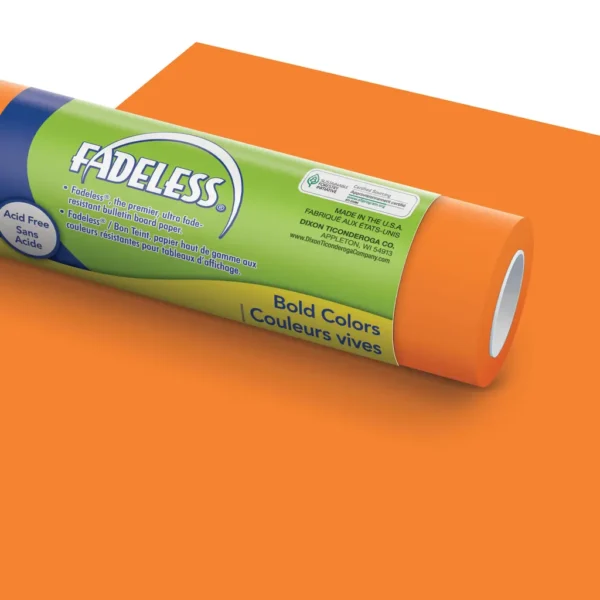 ORANGE BULLETN BOARD PAPER