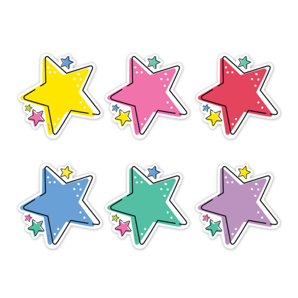 STAR BRIGHT STARS 6" DESIGNER CUT OUTS
